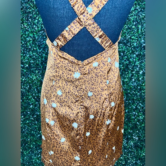 For Love and Lemons | Tawney Mini Dress - Cheetah Flower - Picture 10 of 12
